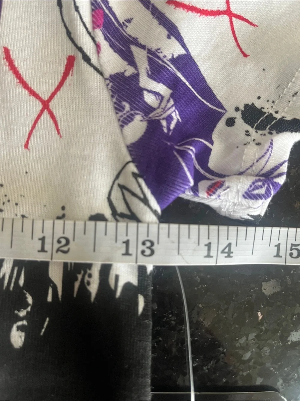 Girls Disney Villains Graphic Tee - White with Black, Purple & Pink